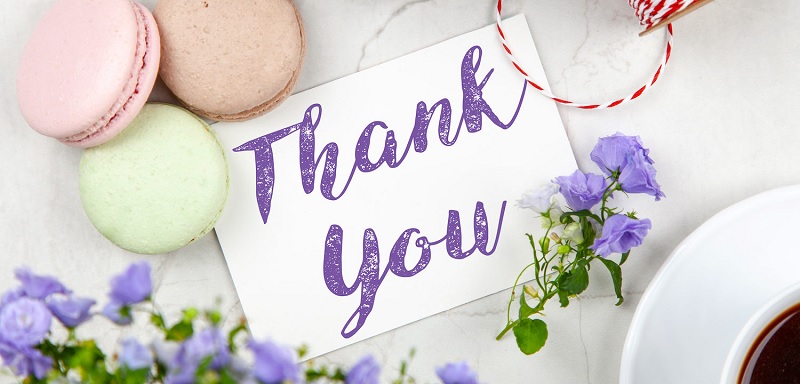 Nói lời cảm ơn bằng tiếng anh